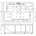 Ванна акриловая Aquatek Дорадо 190*130 см