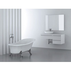 Ванна акриловая BelBagno, BB01BAFS-CRM - Хром