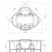 Ванна гидромассажная Радомир Сорренто-2, 140*140 см